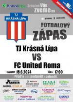 Fotbalovy-zapas-TJ-Krasna-Lipa-vs- FC-United-Roma-150624-plakat.jpg